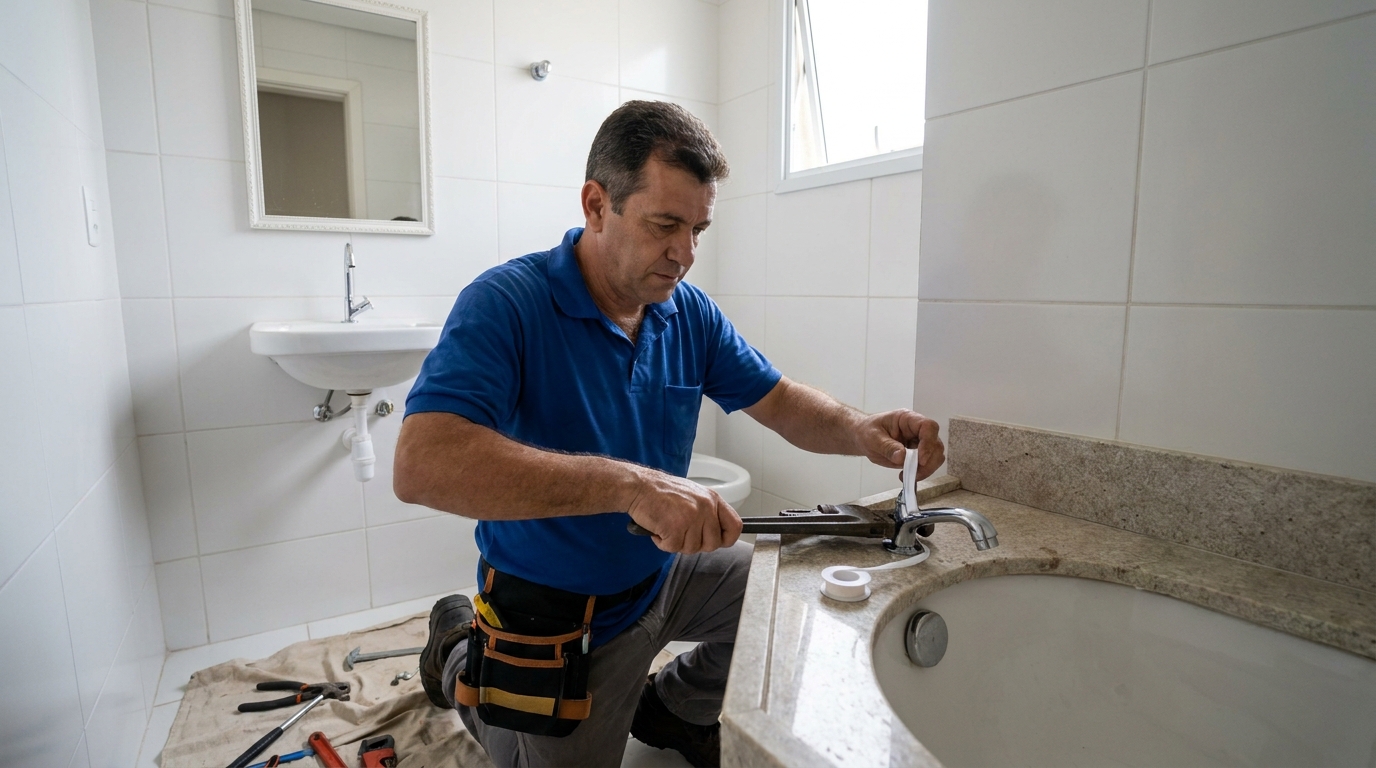 Instalação de torneira de cozinha em Caruaru‑PE
